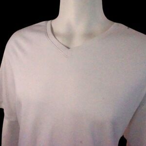 Robert Barakett Georgia V-Neck T-Shirt Size XXL WHITE